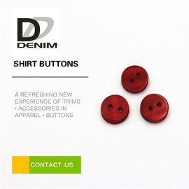Durable Stylish Shirt Button 2/4 Holes , Custom Made Buttons For Clothes